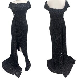 open lace back dress Missord Square Neck Sequin Cocktail Dress XJ468 Online Sale Blue / 3XL